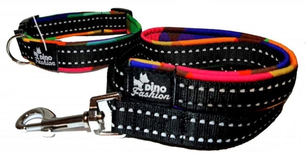 Reflexní obojek a vodítko